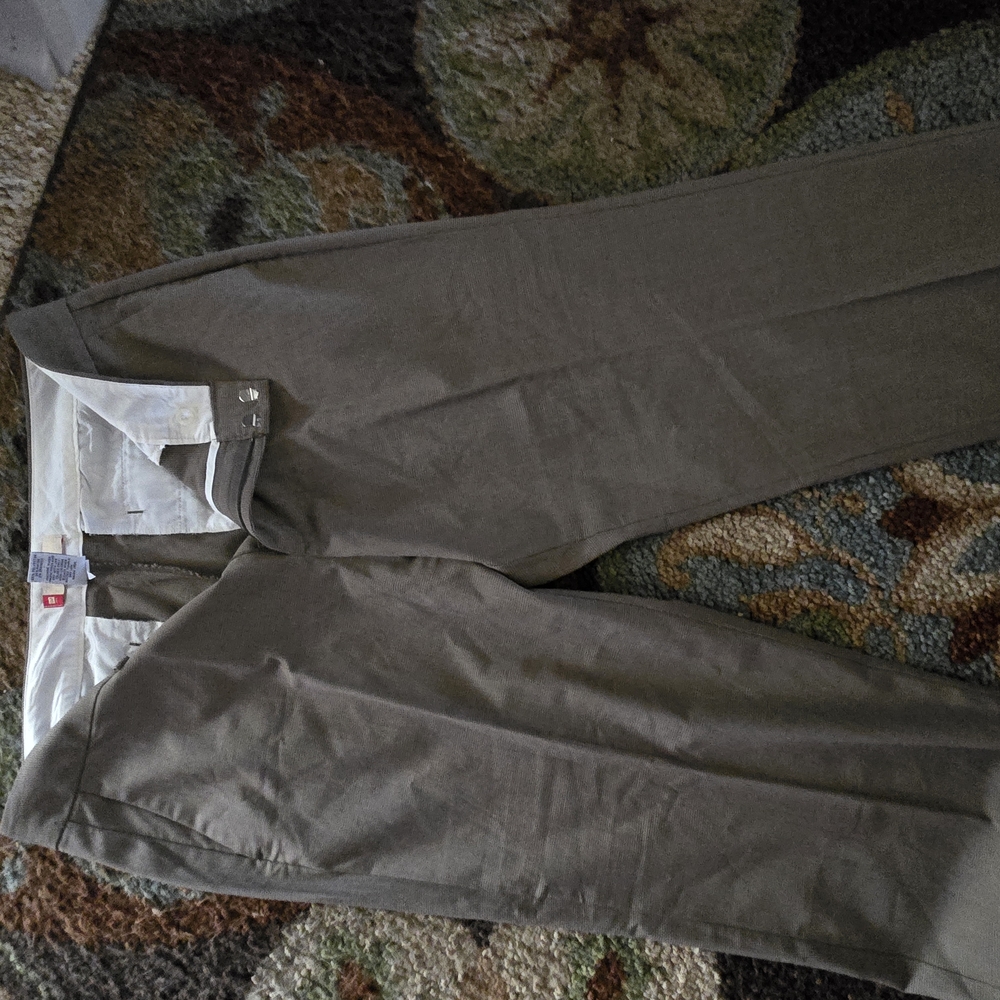 Women New Cropped Brown Trousers By Gap Size 12